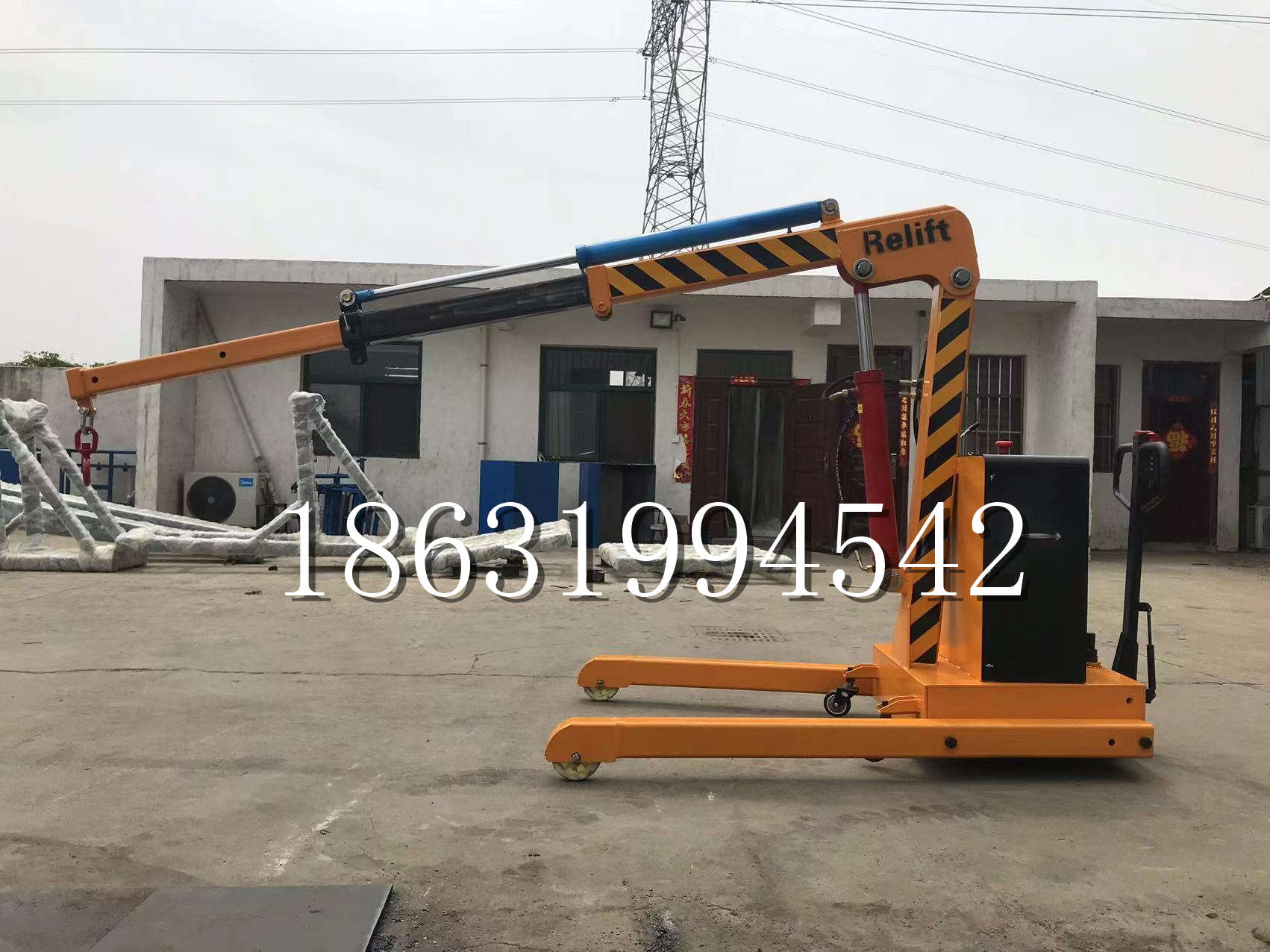 莺歌区久征定做3吨三轮随车吊 农用园林绿化移树吊 平板工程用小吊机